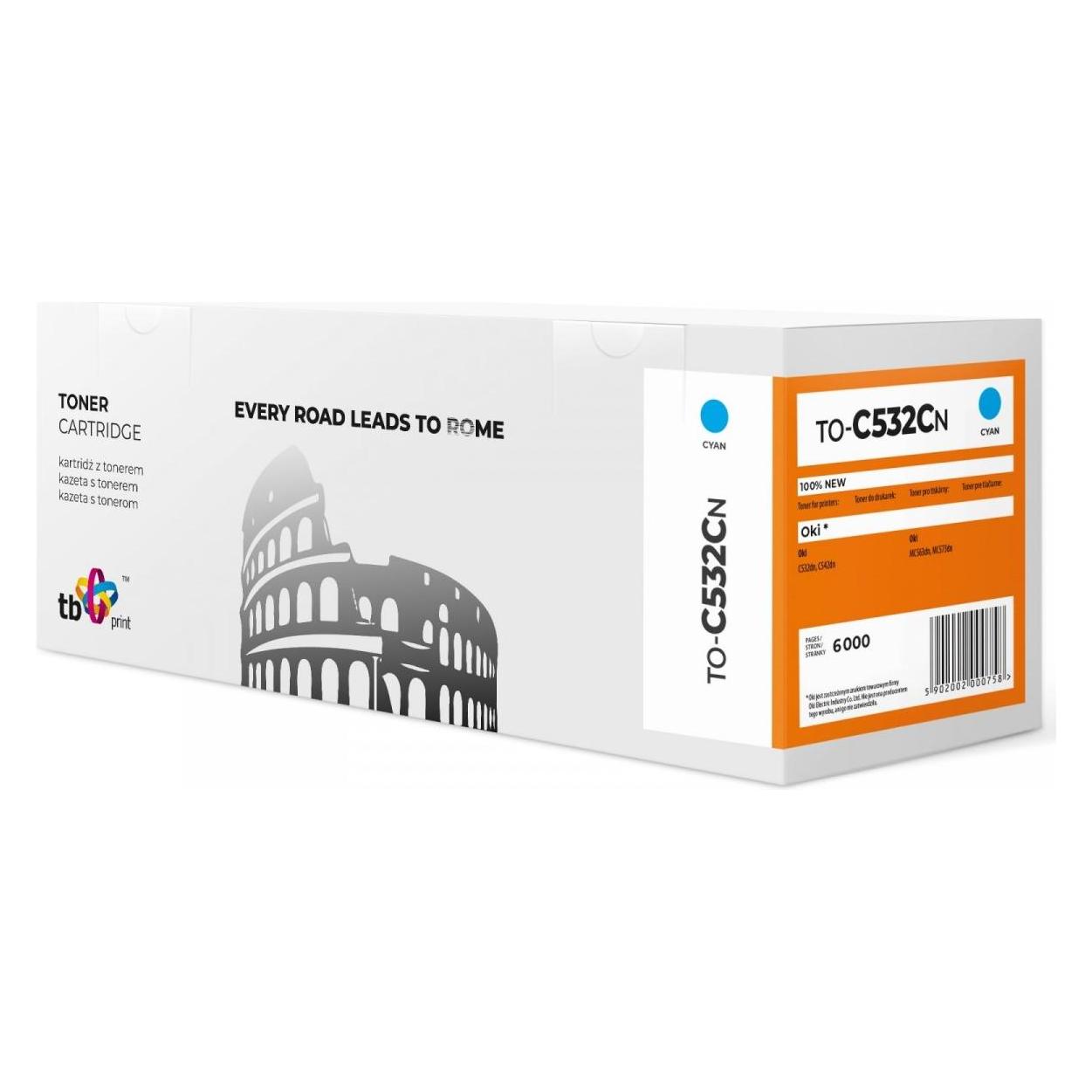 Lenovo TO-C532CN toner cartridge 1 pc(s) Compatible Cyan (C) (TO-C532CN)