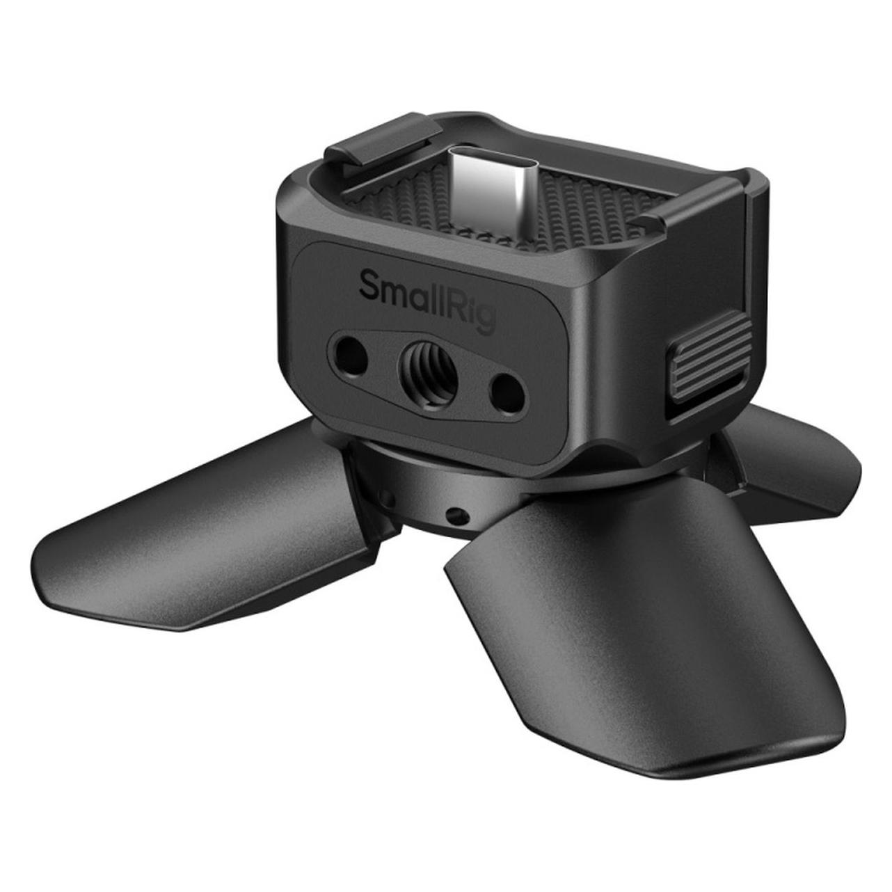 SmallRig 6361 Mini-Tischstativ mit Schnellwechselmechanismus und USB-C für DJI Osmo Pocket 4P / 4 / 3 (Metall) (6361)