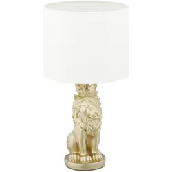 Relaxdays, Tischlampe, Löwe (E27)