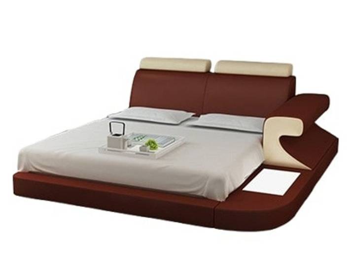 JVmoebel, Wasserbett Leder Polsterbett LB8809 mit individueller Schlafposition, (1-tlg., Bett), Made in Europa