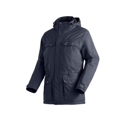 Funktionsjacke MAIER SPORTS "Knuth", Herren, Gr. 58, blau (dunkelblau), 100% Polyester, Jacken Funktionsjacke, Herren Outdoorjacke, wind/wasserdichte Jacke, mTHERM Isolation