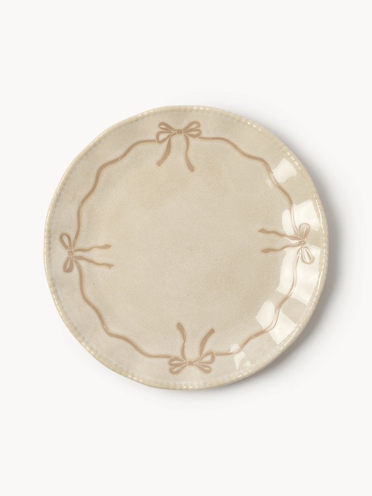 Westwing Collection Dinerborden Loops, 4-delig