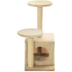 vidaXL Olhonum (60 cm, Beige), Katzenbaum