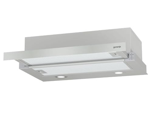 Gorenje TH62E4X Afzuigkap in roestvrijstalen look met LED-verlichting en 450 m³/h afzuigcapaciteit