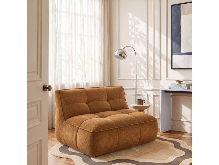 HABITAT - Chauffeuse en tissu - Ocre foncé - Orieto