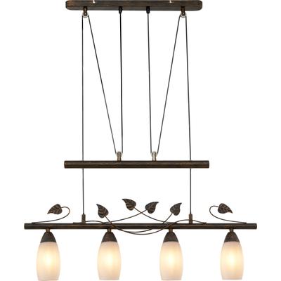 NOWA Hängeleuchte "VENEZIA", braun (rostfarben), H: 160cm, 1 Stk., Leuchten, Hängelampe Esszimmer-Leuchte Esstischleuchte Wohnzimmer, Hängeleuchte