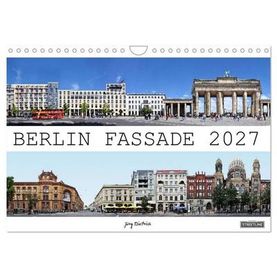 Berlin Fassade (Wandkalender 2027 DIN A4 quer), CALVENDO Monatskalender