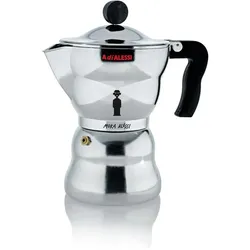 Alessi Moka, Espressokocher, Silber