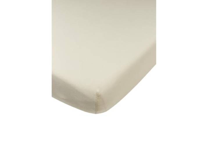 Meyco Spannbettlaken Beistellbett 50x90cm Jersey Spannlaken Soft Sand