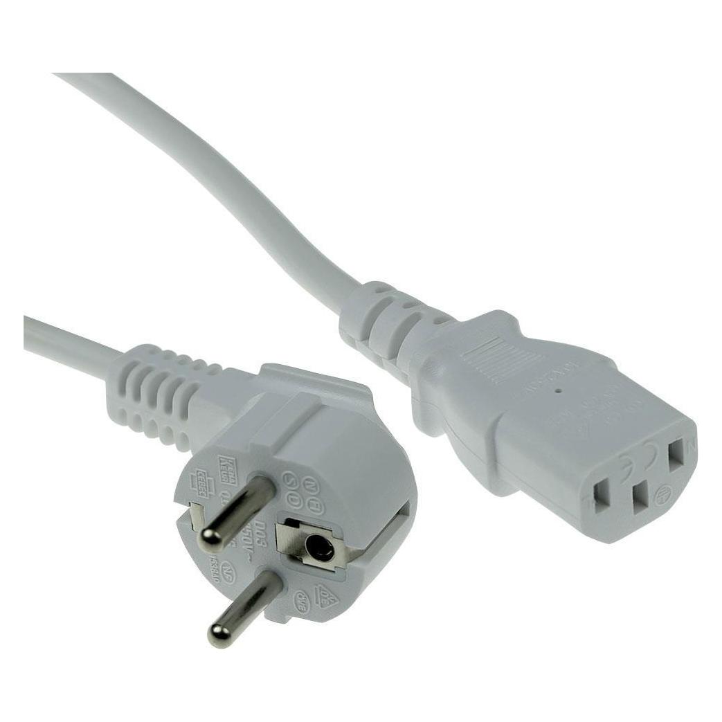 ACT Powercord mains connector CEE7/7 male (angled) (1.50 m, CEE 7/7) (AK5235)