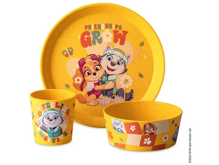 Kindergeschirr-Set Koziol Pawn Patrol Kunststoff 3 Stk - Kindergeschirr-Set
