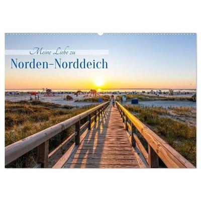 Meine Liebe zu Norden-Norddeich (Wandkalender 2026 DIN A2 quer), CALVENDO Monatskalender