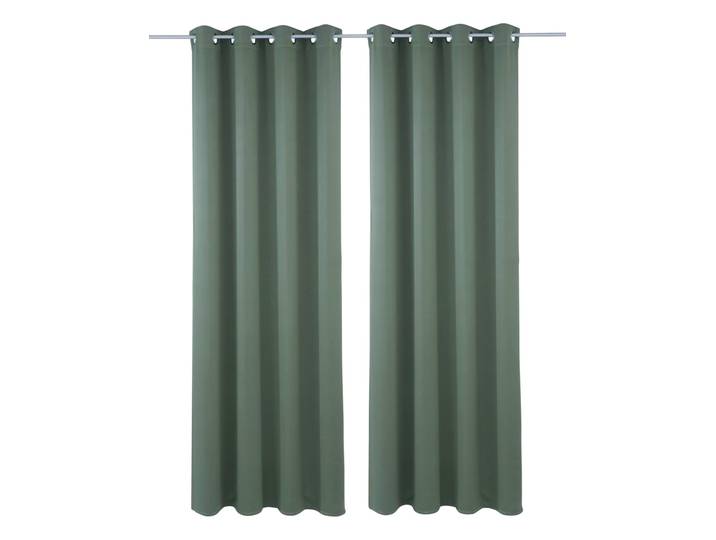 Verdunkelungsvorhang OTTO HOME Solana, Ösen, verdunkelnd, 2er Set, Topseller Gr. 4, grün, B:140cm H:245cm, Polyester, Gardinen, Verdunkelungsvorhang, 2-er Set, Breite 140 cm, einfarbig