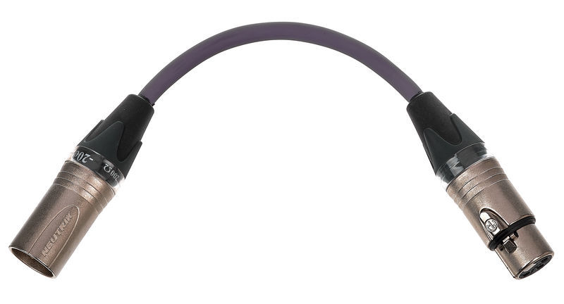 Sommer Cable SGZ9 XLR Adapter mit -20db Violet