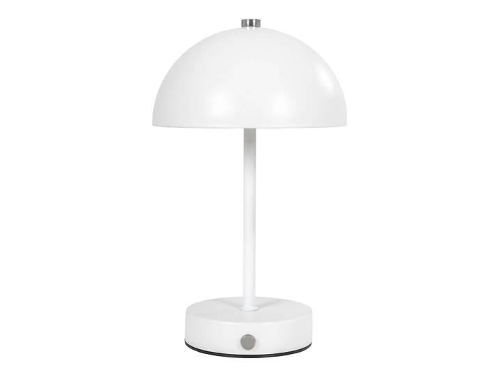 Tischlampe „Noelia“ – Zeitloses Design in Schwarz, Weiß oder Grün - Weiß - Luxusbetten24
