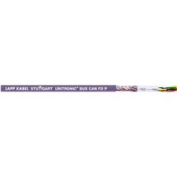 Lapp, Kabelleitung, 10 Meter 2170276 Unitronic BUS CAN FD P Busleitung 2x2x0,34 mm2 geschirmt I hochflexible Schlep (10 m)