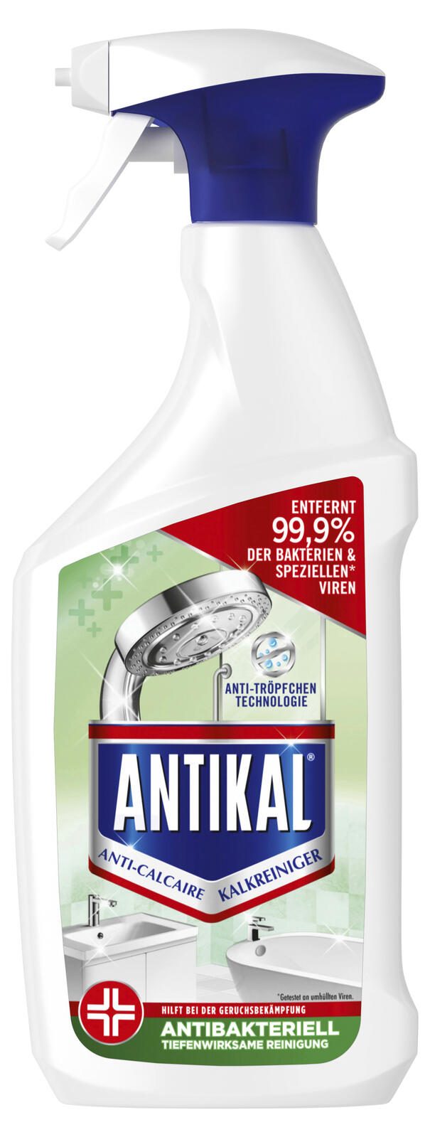 ANTIKAL® ANTIBAKTERIELL Badreiniger frisch 0,80 l 8700216710633