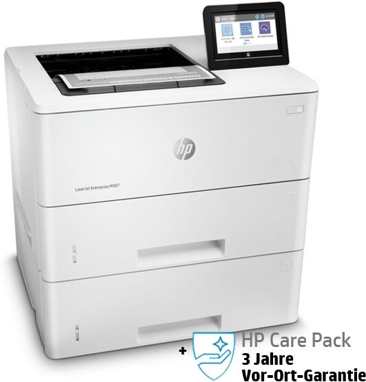 LaserJet Enterprise M507x mit 3 Jahren Vor-Ort-Garantie - 80€ Altgeräte-Prämie - HP Power Partner