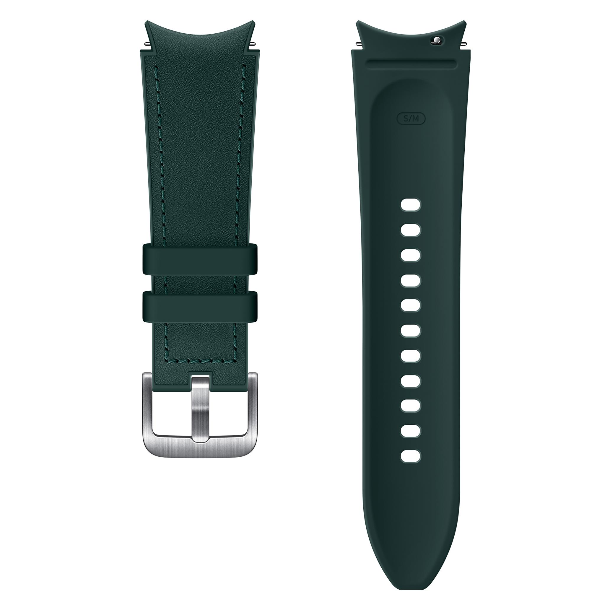 Samsung Hybrid Leather Band 20mm S/M Gre (20 mm, Leder) (ET-SHR88SGEGEU)