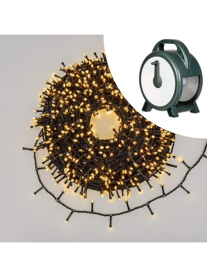 Lotti LED-Lichterkette in Grün/ Warmweiß - (L)60 m - onesize