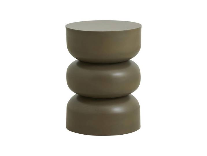 Furnlux Beistelltisch Alma Grün 36x36x50 cm, Metall, 36x50x36 cm, Wohnzimmer, Wohnzimmertische, Beistelltische