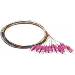 Synergy 21 S215524 Glasfaserkabel 2 m SC OM4 Schwarz (2 m), Netzwerkkabel