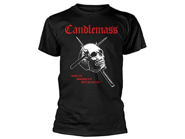 Razamataz Candlemass 'Epicus Doomicus Metallicus' (zwart) T-shirt, Zwart, XL