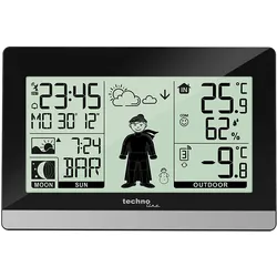 Technoline Wetterstation, Wetterstation, Silber, Schwarz, Grau
