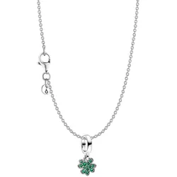 Pandora 15814 Damen-Halskette Vierblättriges Kleeblatt Silber Set