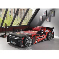 Autobett MRX Sleepcar Schwarz/Rot