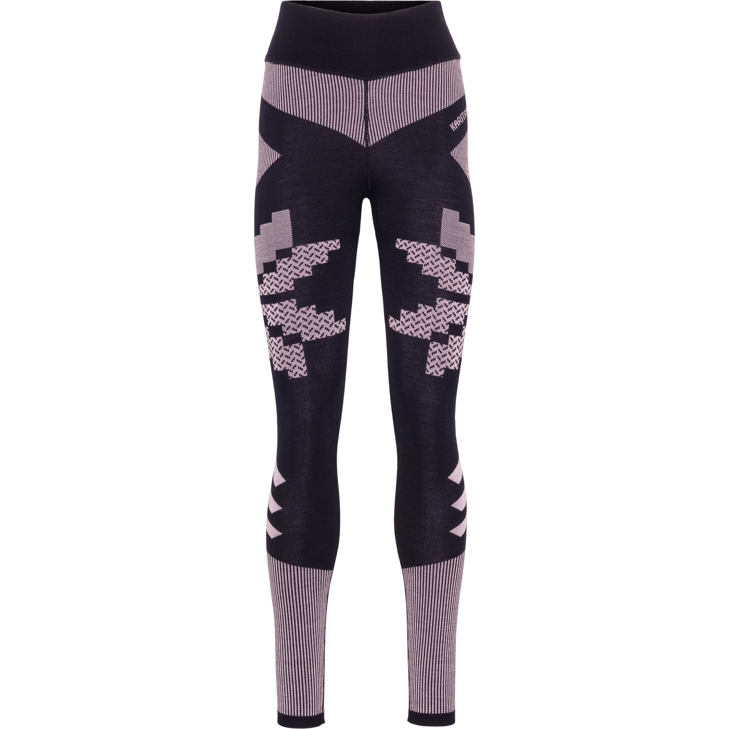 Kari Traa Faith Hose Damen Lange Unterhose schwarz Größe XS Elastisch Merinowolle
