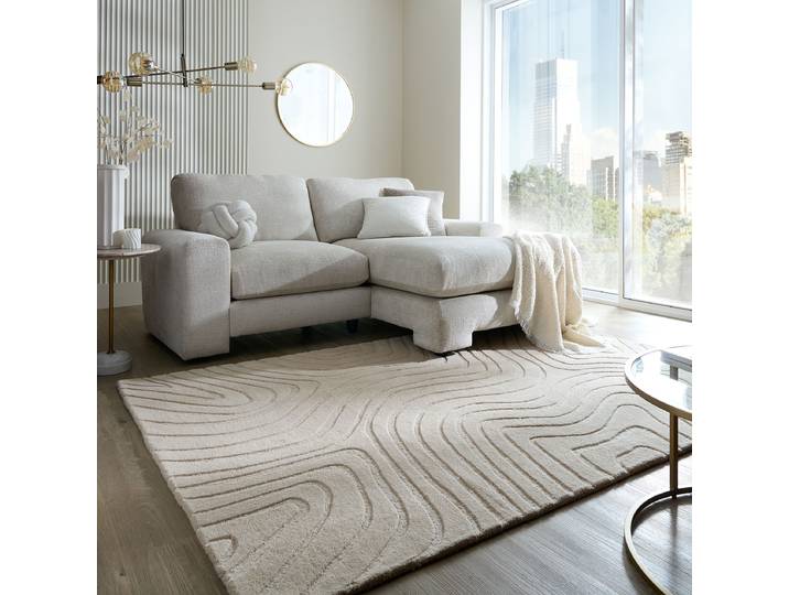 Wollteppich Mesmerise Beige/Beige 160 x 230cm Wolle