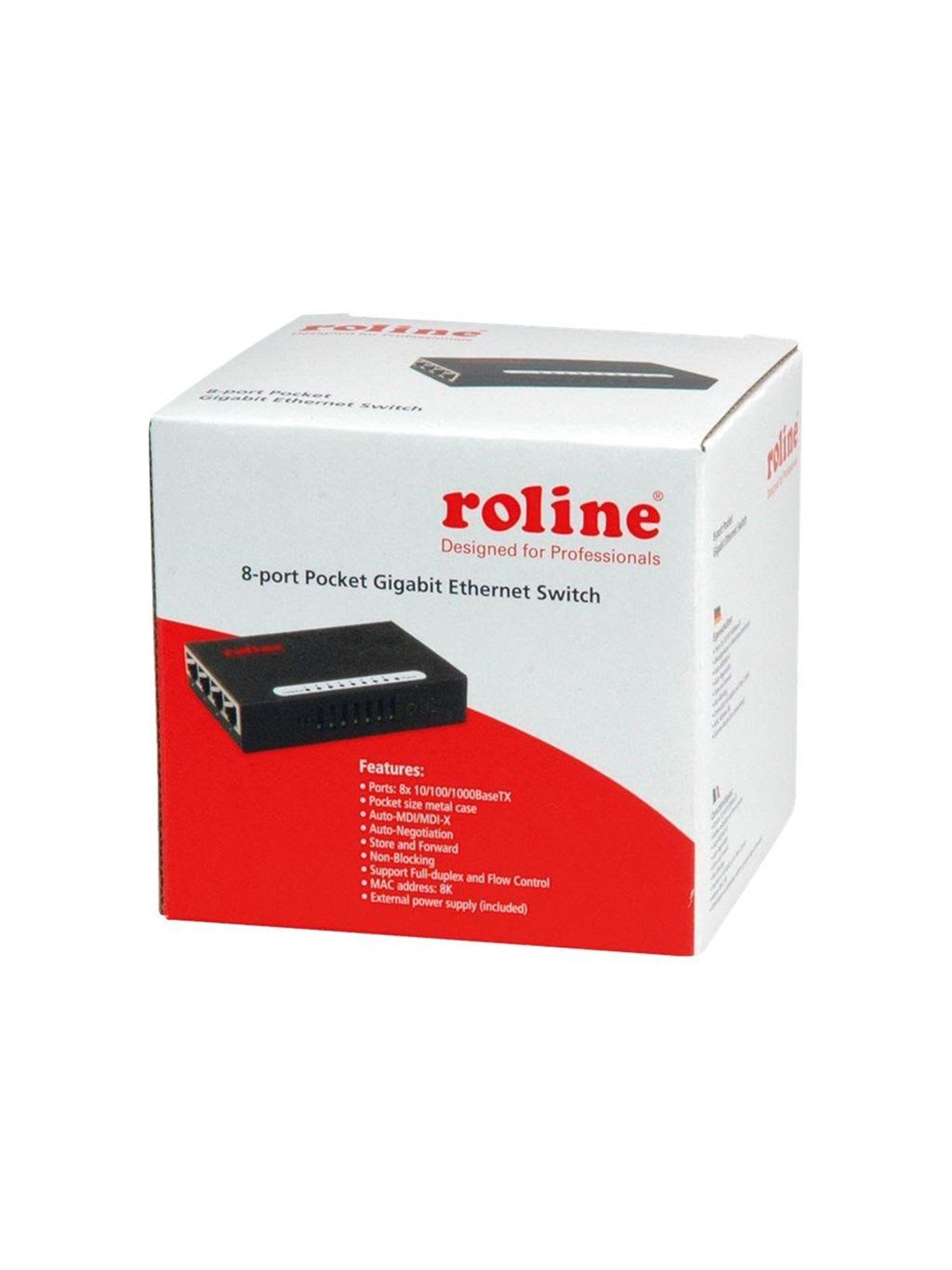 Roline Gigabit Ethernet Switch Pocket