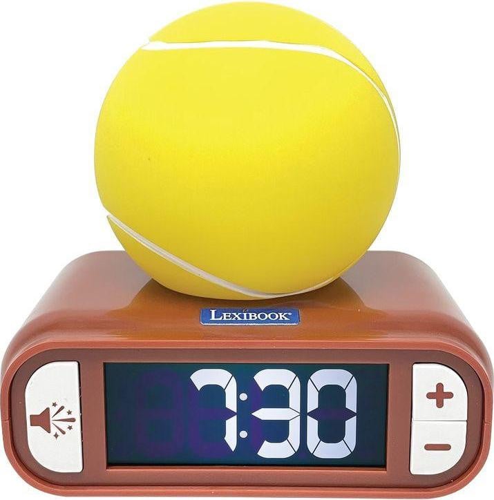 Lexibook Tennis 3D-nachtlamp met LED-verlichting, wekkerfunctie en geluidseffecten