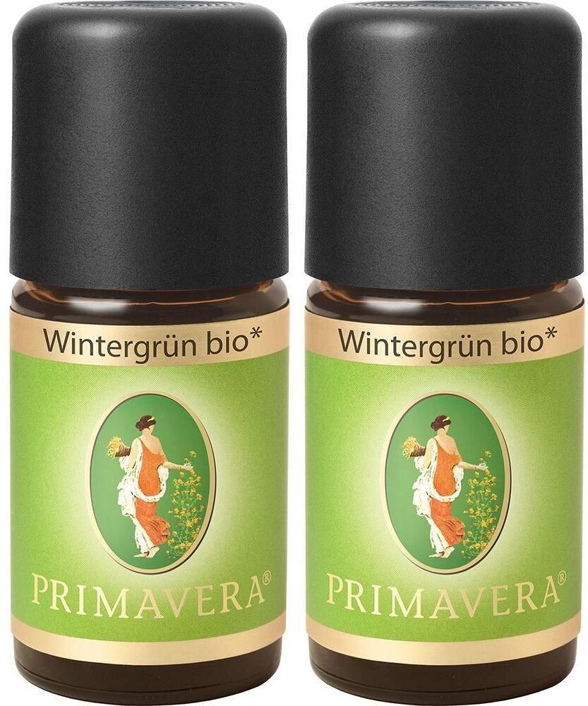 PRIMAVERA Wintergrün Bio ätherisches Öl 2x 2x5 ml Ätherisches