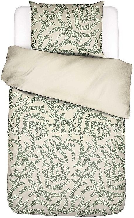 ESSENZA Satin Bettwäsche ELERIA 70x90/140x200cm Green hellgrün EG
