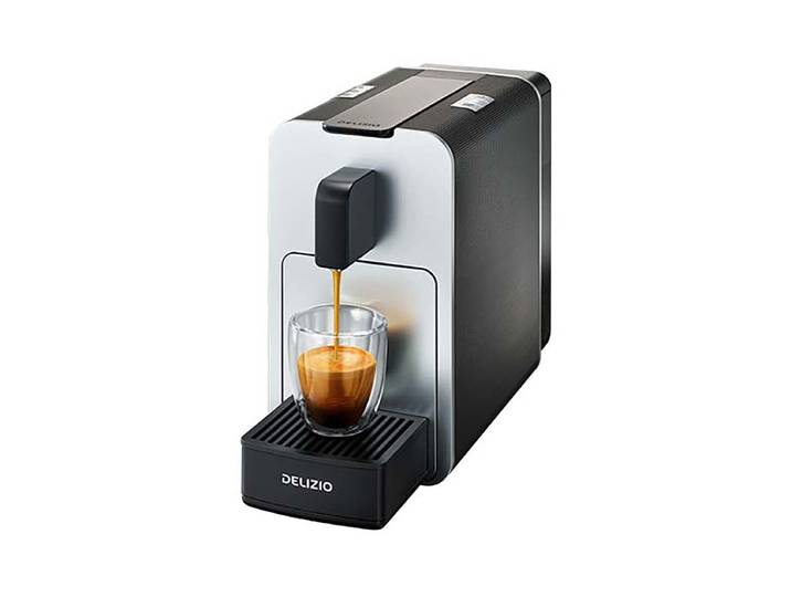 Delizio Viva Elegante Kapselmaschine Frosted Silver