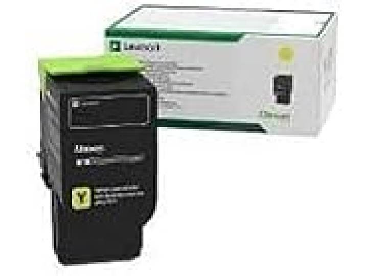 Toner Lexmark 78C20XX couleur jaune