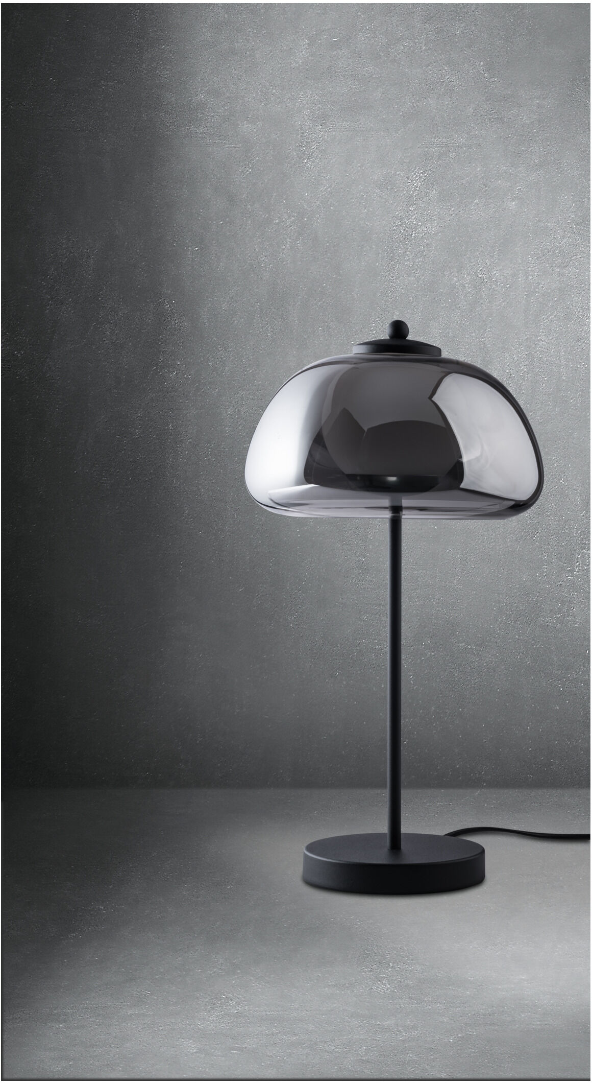LIVARNO HOME LED-Tischleuchte, Lampenschirm aus hochwertigem Glas