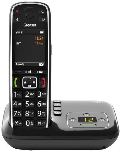 Gigaset E720A DECT, GAP, Bluetooth Schnurloses Telefon analog Anrufbeantworter, Babyphone, Bluetooth, Freisprechen, inkl. Mobilteil, mit Basis, Opt