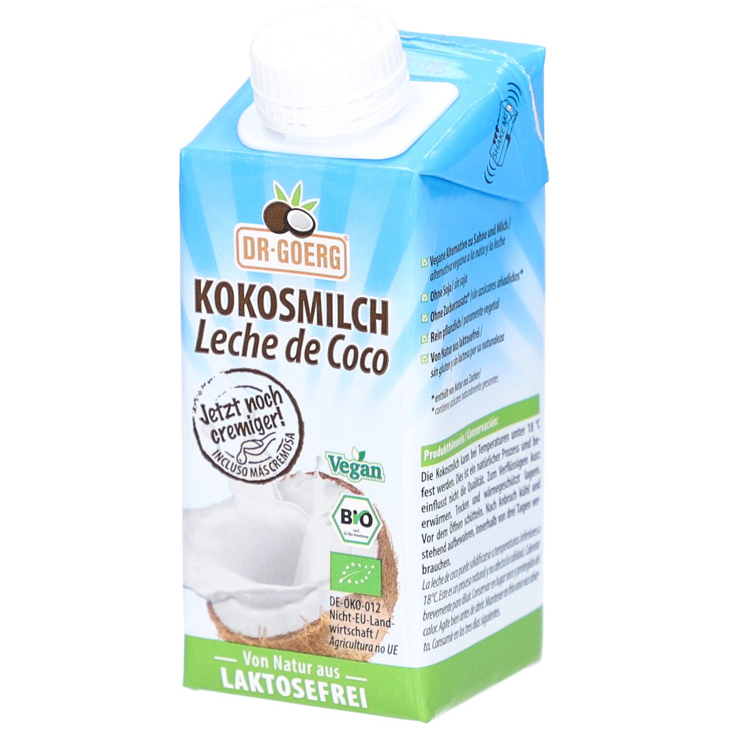 Bio-Kokosmilch 200 ml Milch