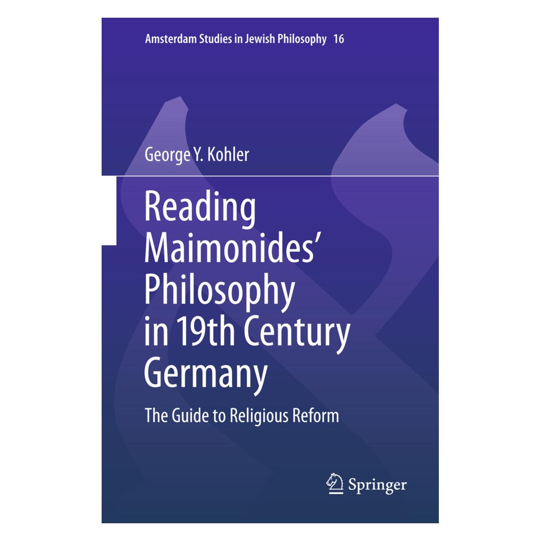 Springer Reading Maimonides' Philosophy in 19th Century Germany (Englisch, Softcover, George Y. Kohler) (55557247)