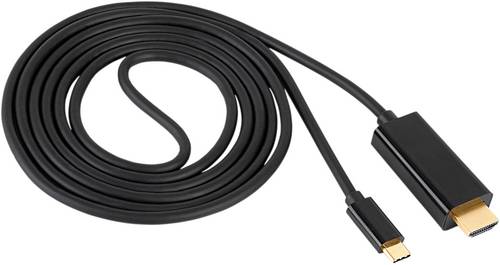 Akyga Anschlusskabel 1.8m Schwarz AK-AV-18 USB-C Kabel