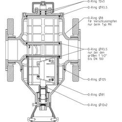 Grünbeck Dichtungssatz MX/MXA DN 25-100 107755 MX/MXA DN 25 - 100