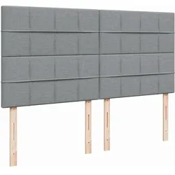 vidaXL, Boxspringbett, Cheryl (Block mit Quadraten) (200 x 200 cm)
