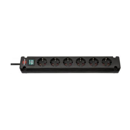 3.00m Brennenstuhl Comfort-Line Steckdosenleiste Bremounta Schwarz 6 (1150650316)