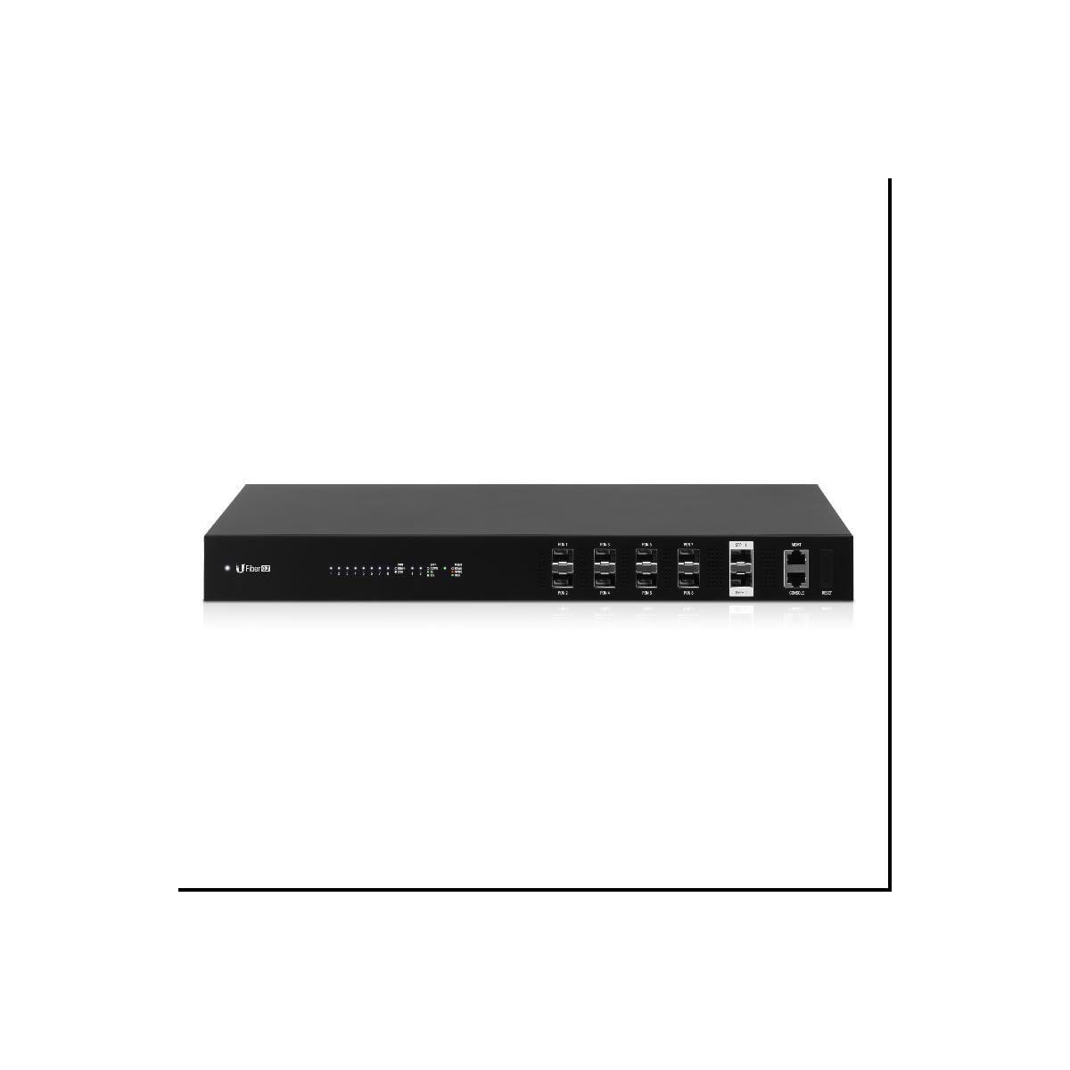 Ubiquiti UF-OLT UFIBER netwerkswit met schakelkast, zwart