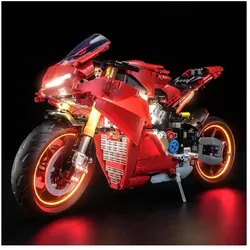 BrickBling LED Licht Set für LEGO Ducati Panigale V4 S Motorrad (42202) inkl. Fernbedienung