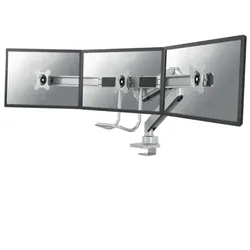 Neomounts NM-D775DX3SILVER Monitorhalterung für 3 Monitore bis 27Zoll, silber