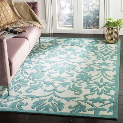 SAFAVIEH Handmade Modern Art Tuija Modern Polyester Rug